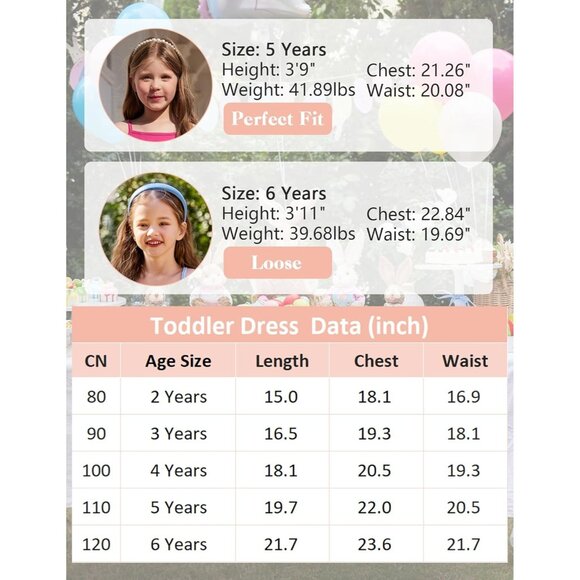 🆕Toddler Girls Pink Daisy Tulle Dress Rainbow Tutu Birthday Princess 2-6T - Picture 8 of 9